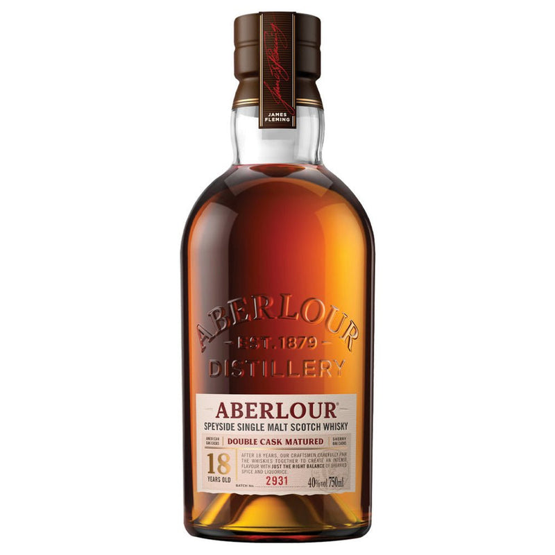 Aberlour 18 Year Old Speyside Single Malt Scotch Whiskey - Liquor Daze