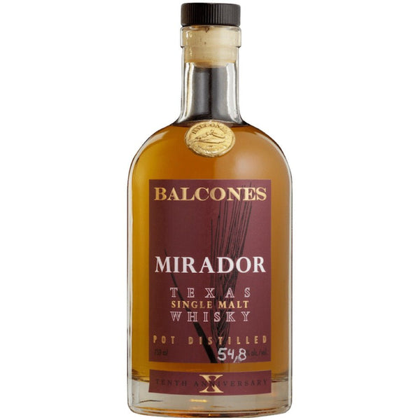 Balcones Mirador Pot Distilled Single Malt Texas Whiskey - Liquor Daze