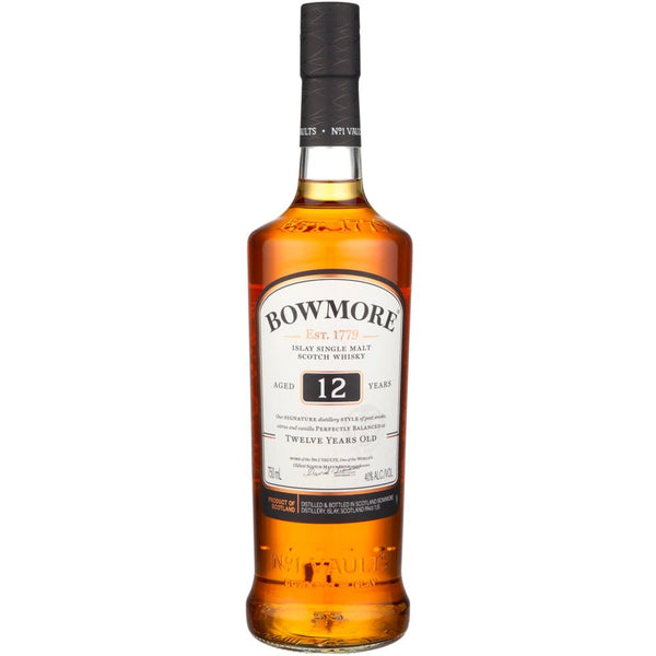 Bowmore 12 Year Single Malt Scotch Whisky - Liquor Daze
