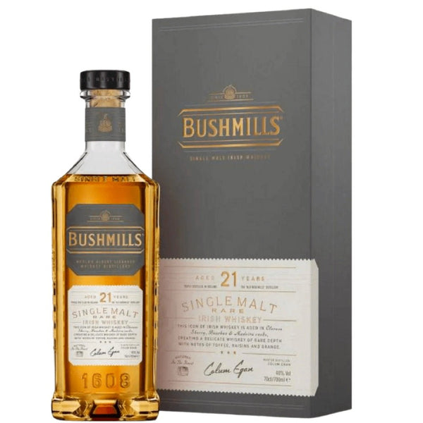 Bushmills 21 Year Old Single Malt Irish Whiskey - Liquor Daze