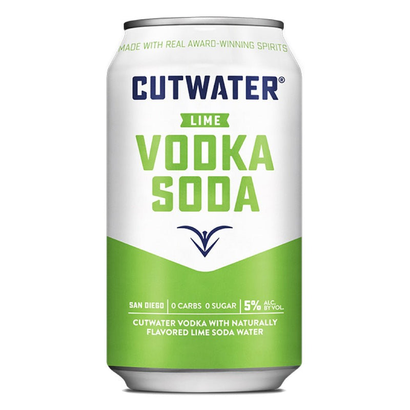 Cutwater Lime Vodka Soda Cocktail 4pk - Liquor Daze
