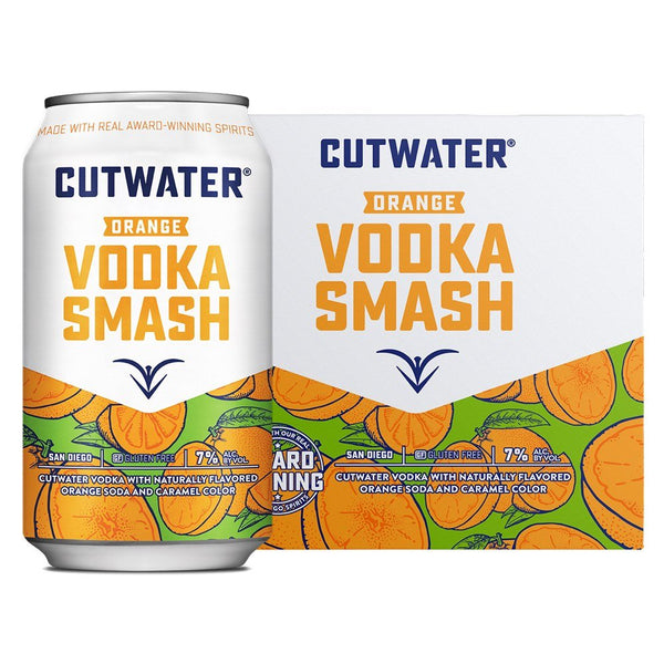 Cutwater Orange Vodka Smash Cocktail 4pk - Liquor Daze