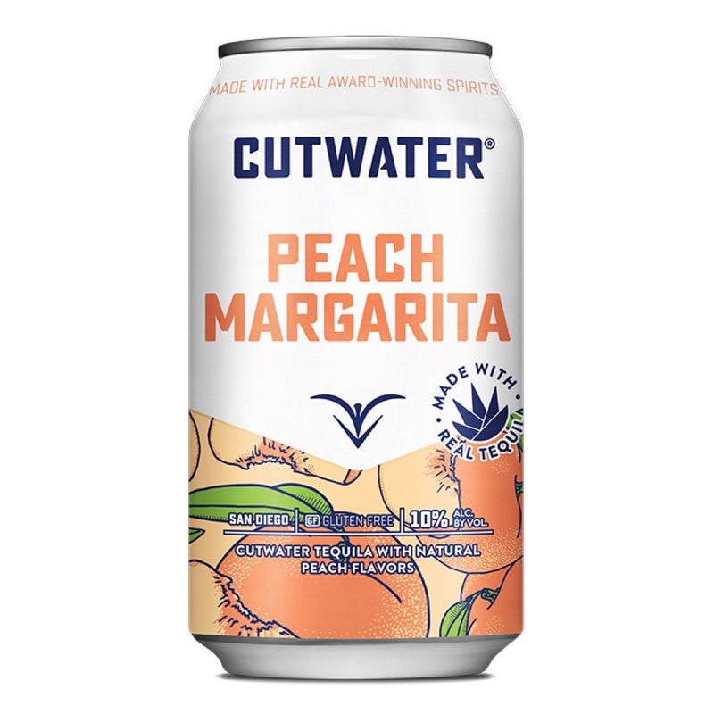 Cutwater Peach Margarita Cocktail 4pk - Liquor Daze