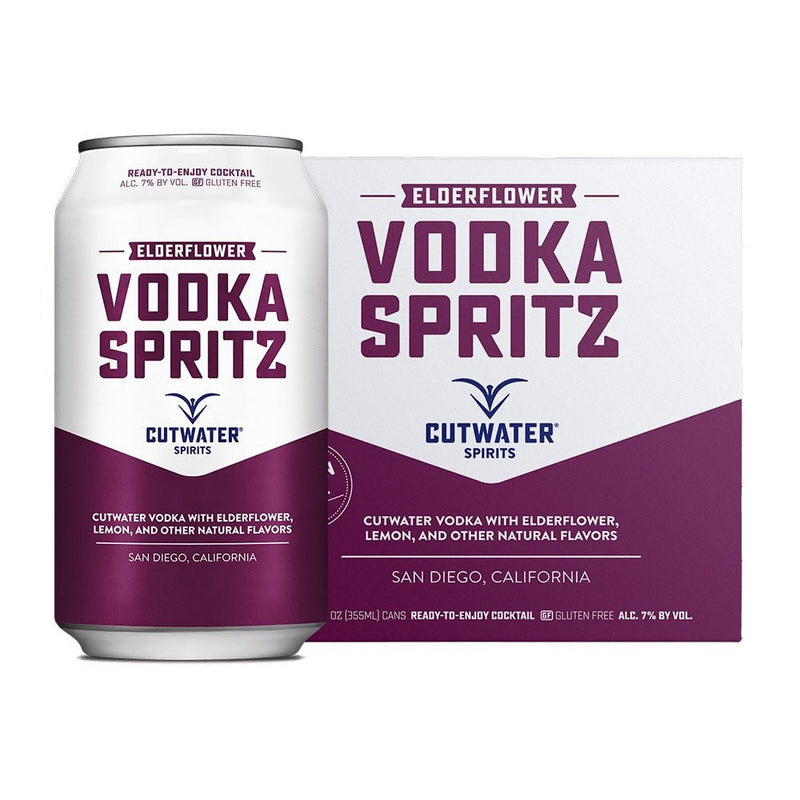 Cutwater Vodka Spritz Cocktail 4pk - Liquor Daze