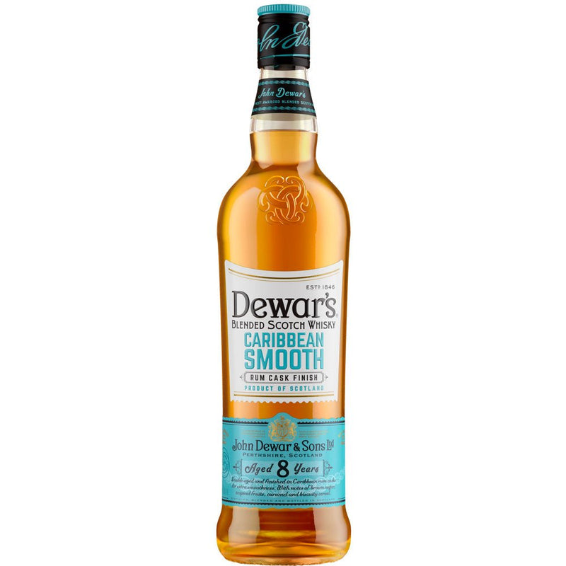 Dewar’s Caribbean Smooth Rum Cask Finish 8 Year Blended Scotch Whisky - Liquor Daze