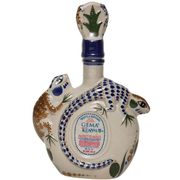 Gema Iguanas Ceramic Reposado Tequila - Liquor Daze