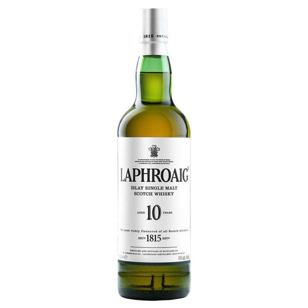 Laphroaig 10 Year Old Single Malt Scotch Whiskey - Liquor Daze