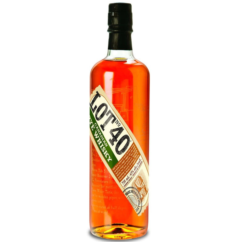 Lot 40 Canadian Rye Whisky - Liquor Daze