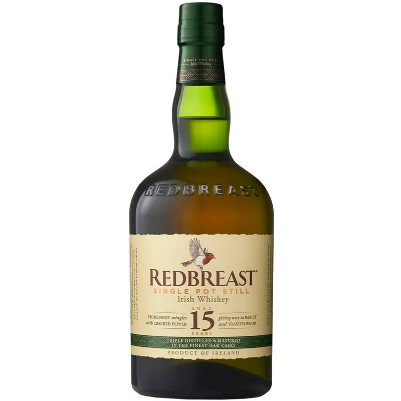 Redbreast 15 Year Old Single Pot Still Irish Whiskey - Liquor Daze