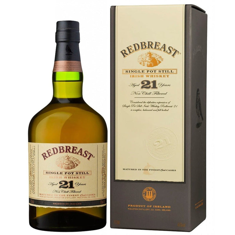 Redbreast 21 Year Old Single Pot Still Irish Whiskey - Liquor Daze