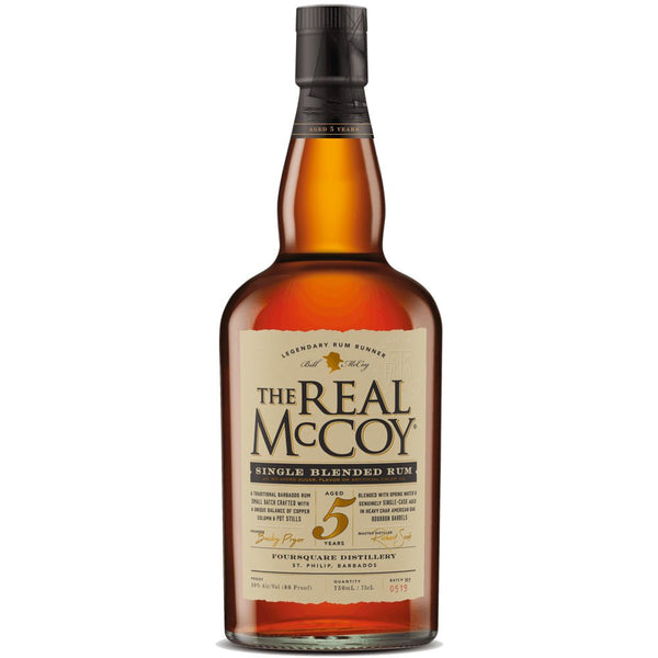 The Real McCoy Aged 5 Years Single Blended Rum - Liquor Daze