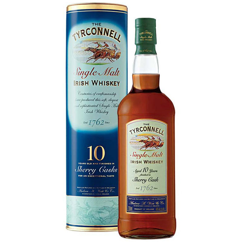 Tyrconnell 10 Year Sherry Cask Finish Single Malt Irish Whiskey - Liquor Daze